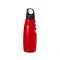 Спортивная бутылка Amazon с карабином, красная, вид спереди