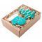 Новогодний набор имбирных пряников Елка с декором + Варежка малая, в коробке