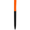 Ручка ZETA SOFT MIX, чёрная с оранжевым