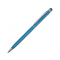 Ручка-стилус металлическая шариковая Jucy, голубая