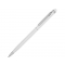 Ручка-стилус металлическая шариковая Jucy Soft soft-touch, белая