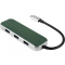 Хаб USB Type-C 3.0 Chronos, зеленый