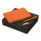 Подарочный набор Notepeno с блокнотом А5, флешкой и ручкой, оранжевый
