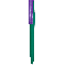 Ручка ZETA SOFT BLUE MIX, зеленая с фиолетовым