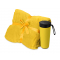Подарочный набор Dreamy hygge с пледом и термокружкой, желтый