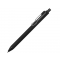 Ручка пластиковая шариковая Clip, софт-тач, черная