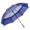 Зонт-трость Degna Slazenger с двойным куполом, механический, темно-синий
