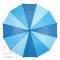 Зонт-трость Melchiorre, полуавтомат, синий, купол