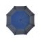 Зонт-трость вентилируемый, Balmain, полуавтомат, тёмно-синий с ярко-синим, купол