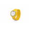 Силиконовые слэп-часы, комбирированные, жёлтые