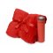 Подарочный набор Cozy hygge с пледом и термосом, красный