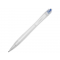 Ручка шариковая Honua из переработанного ПЭТ, прозрачная с ярко-синим