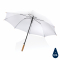 Плотный зонт Impact из RPET AWARE™ с автоматическим открыванием, d120 см, белый