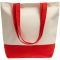 Холщовая сумка Shopaholic, красная, общий вид