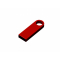 Флешка с мини чипом компактный дизайн с круглым отверстием (ver.1), красная