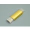 Флешка c дополнительным разъемом Micro USB 3-in-1 TypeC, золотистая