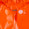 Дождевик-плащ CloudTime, оранжевый, швы