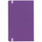 Блокнот Shall Direct, фиолетовый, вид сзади