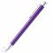 Ручка шариковая Attribute, фиолетовая, вид сбоку