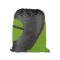 Спортивный рюкзак из сетки на молнии, светло-зелёный, вид спереди