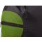 Спортивный рюкзак из сетки на молнии, светло-зелёный, карман