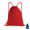 Рюкзак на шнурке Impact из переработанного хлопка AWARE™, красный