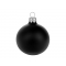 Стеклянный шар на елку Fairy tale Opal, 6 см, матовый, черный