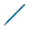 Ручка металлическая шариковая Атриум софт-тач, голубая