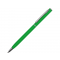 Ручка металлическая шариковая Атриум софт-тач, зелёная