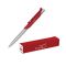 Набор ручка Skil + зарядное устройство Chida 2800 mAh в футляре, красный