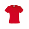 Детская футболка FOTL Girls Valueweight, красная