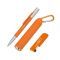 Набор ручка Clas + флеш-карта Case 8Гб + зарядное устройство Minty, емкость 2800 mAh, в футляре, оранжевый, наполнение