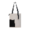 Шоппер Superbag Color, бежевый с чёрным