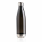 Герметичная бутылка для воды с крышкой из нержавеющей стали, чёрная