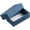 Коробка флешки Minne, синяя, открытая