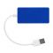 USB Hub на 4 порта Brick, синий, вид сверху