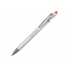 Ручка-стилус металлическая шариковая Sway Monochrome с цветным зеркальным слоем, оранжевая