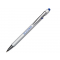 Ручка-стилус металлическая шариковая Sway Monochrome с цветным зеркальным слоем, темно-синяя
