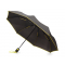 Зонт складной Motley с цветнами спицами, желтый