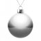 Елочный шар Finery Gloss, 10 см, глянцевый серый