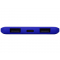 Портативное зарядное устройство Reserve с USB Type-C, 5000 mAh, синее, вход USB