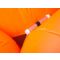 Надувной диван Биван Promo, оранжевый, можно прикрепить фонарик