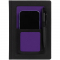 Ежедневник Mobile, недатированный, черно-фиолетовый, пример использования