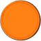 Лейбл из ПВХ с липучкой Menteqo Round, оранжевый неон