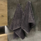 Полотенце махровое Кронос, среднее, темно-серое