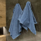 Полотенце махровое Кронос, среднее, синее