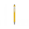 Ручка-стилус металлическая шариковая Sway-желтый