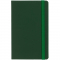 Блокнот Shall, с белой бумагой, зеленый