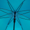 Зонт-трость Undercolor с цветными спицами, бирюзовый
