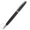 Ручка металлическая soft-touch шариковая Flow, темно-серая